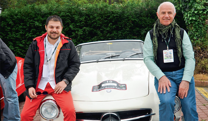 Klasik otomobiller yarıştı