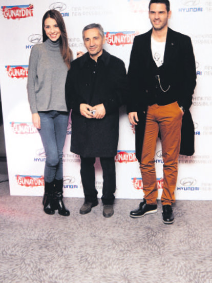 'Günaydın'ın yeni yıl partisine ünlü akını