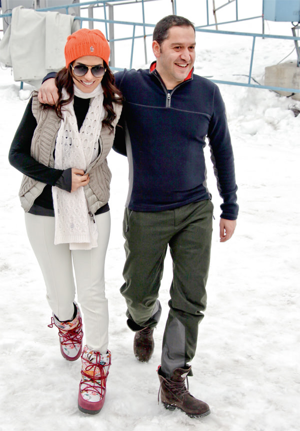 Uludağ'da kayak yerine yürüyüş yaptılar