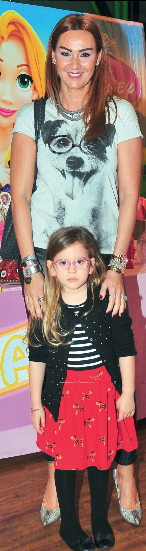 Kızları Masal'ın 2.yaşını kutladılar