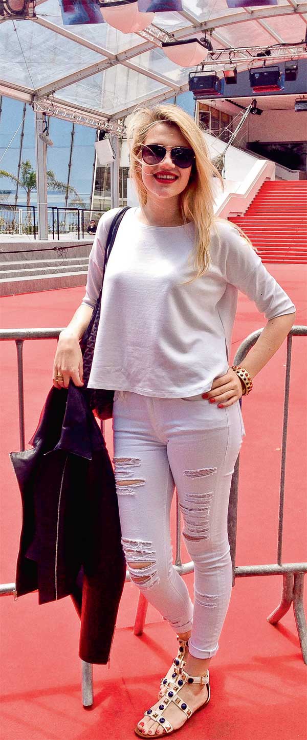 Derya Şensoy Cannes'daydı