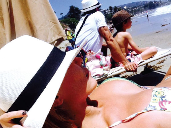 Reçber ailesinin Kaliforniya seyahati