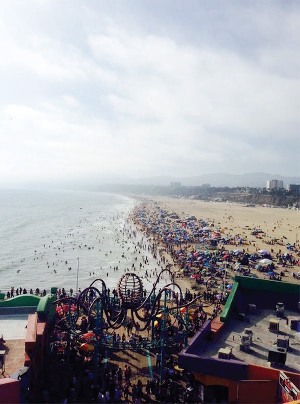 Reçber ailesinin Kaliforniya seyahati