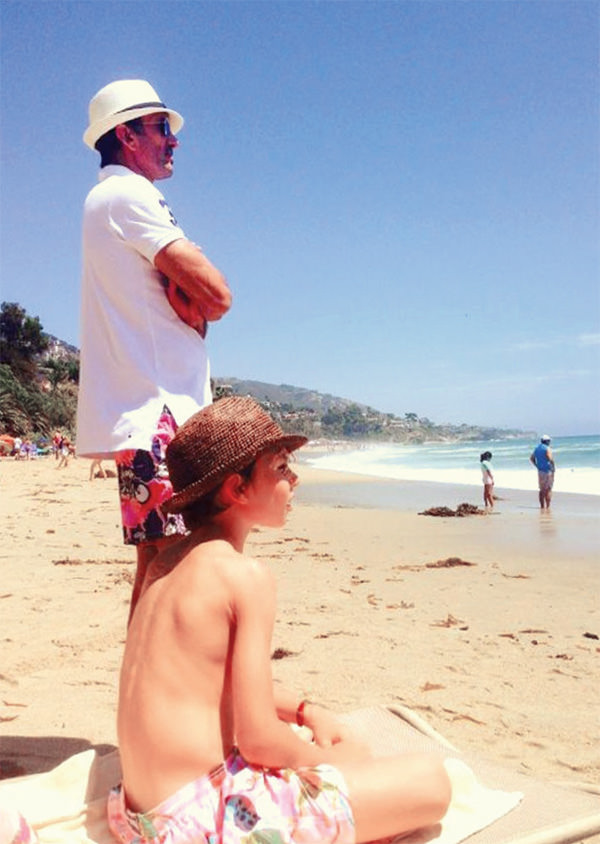 Reçber ailesinin Kaliforniya seyahati