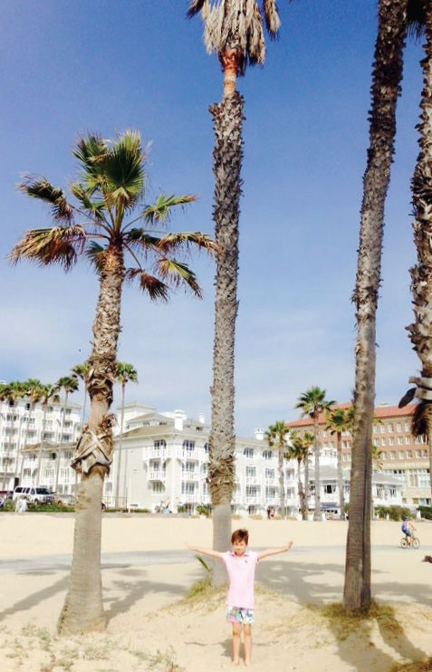 Reçber ailesinin Kaliforniya seyahati