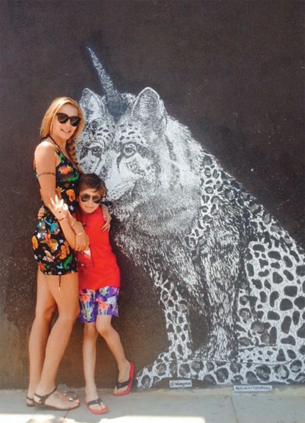 Reçber ailesinin Kaliforniya seyahati