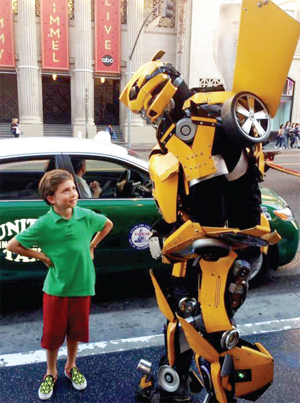 Reçber ailesinin Kaliforniya seyahati