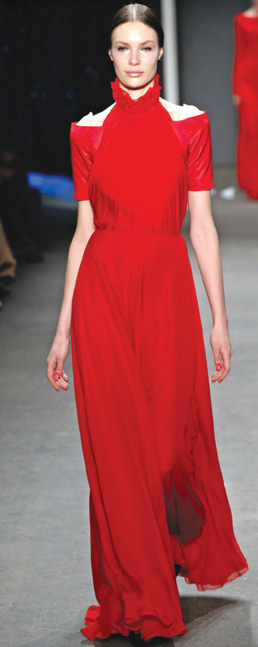 Podyumdan kırmızı halıya