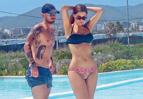 Wesley Sneijder Yolanthe Cabau fotoğrafları