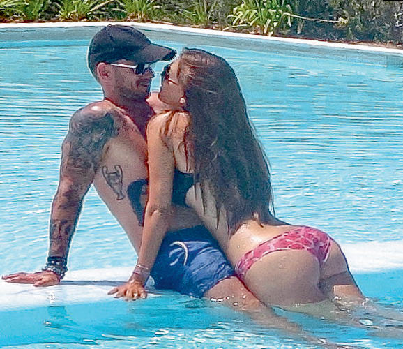 Wesley Sneijder Yolanthe Cabau fotoğrafları