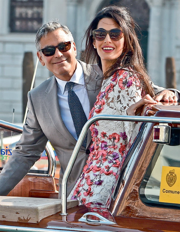 George Clooney ve Amal Alamuddin evlendi