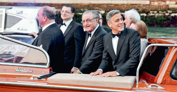 George Clooney ve Amal Alamuddin evlendi