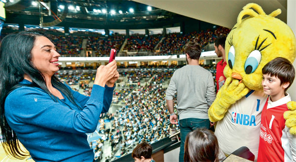 Çocukların NBA hayali gerçekleşti