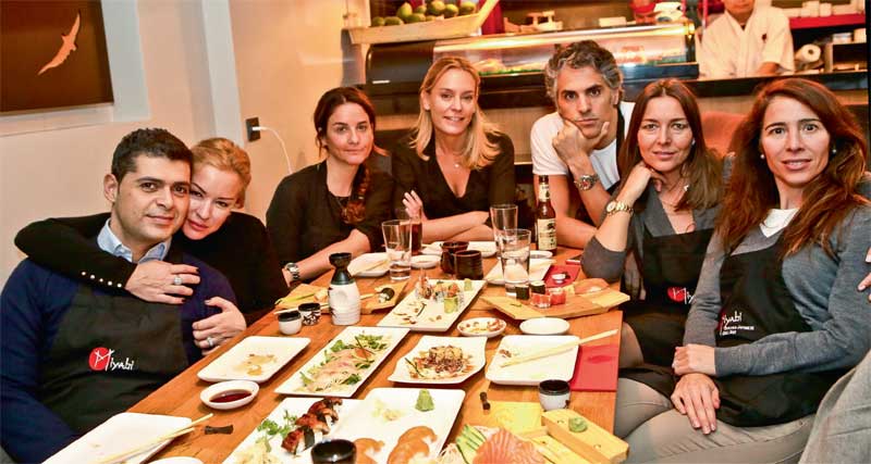 Ünlü isimler sushi yaptı