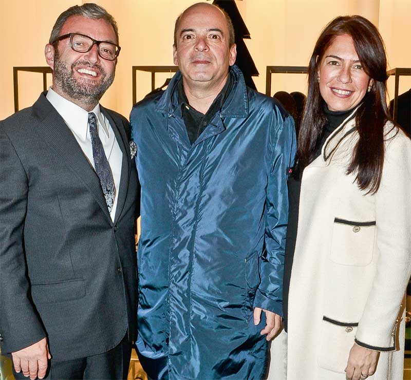 Yeni yıl davetinde buluştular