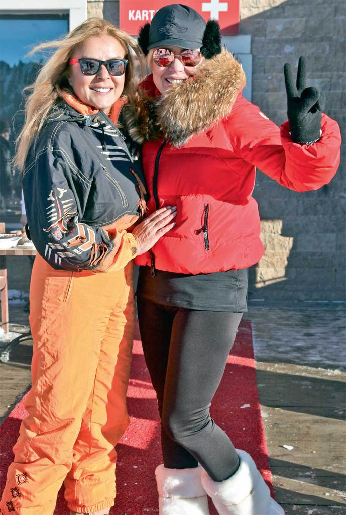 Kartalkaya’da kayak sezonunu ünlüler açtı