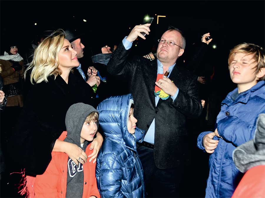 Yeni yıla Etiler’de girdiler