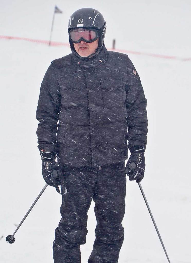 Yeni yıl coşkusu ile kayak keyfini bir arada yaşadılar