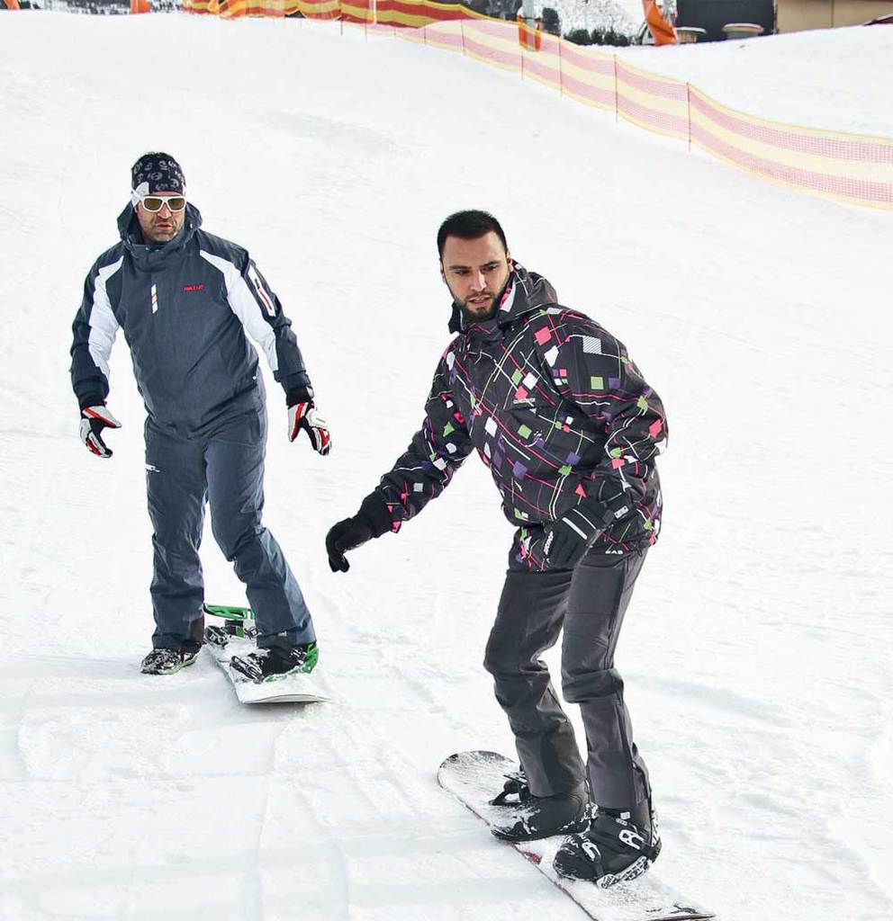 Palandöken’de kar ve kayağın tadını çıkardılar