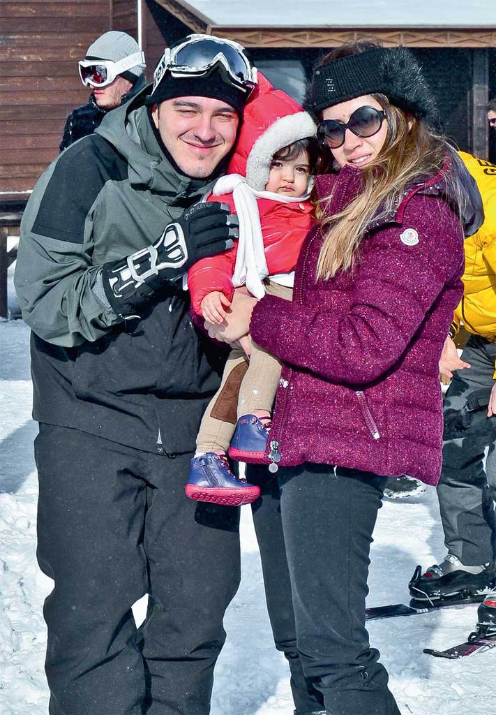 Yılbaşı tatilini Uludağ’da geçirdiler