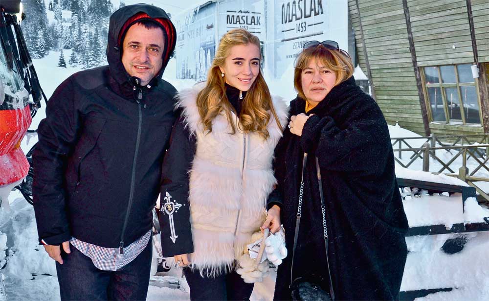Yılbaşı tatilini Uludağ’da geçirdiler