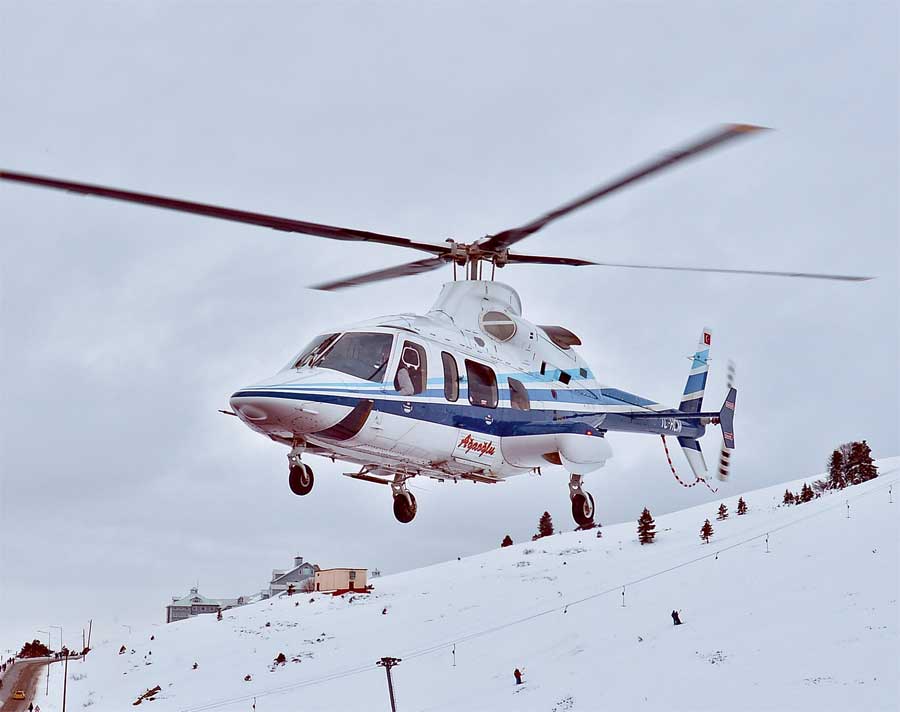Uludağ’a ailesini görmeye geldi