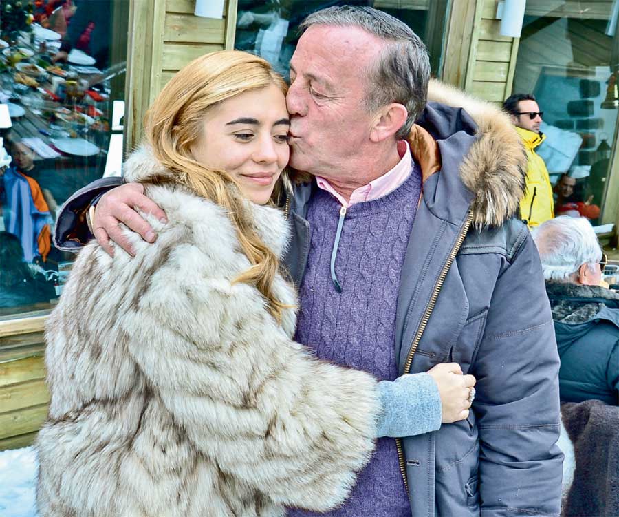 Uludağ’a ailesini görmeye geldi