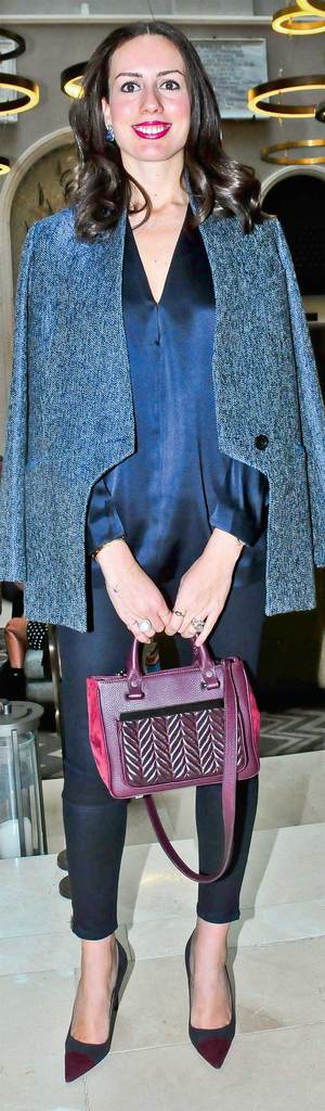 ‘Fashiontalks’ için kardeşiyle parti verdi