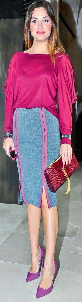 ‘Fashiontalks’ için kardeşiyle parti verdi