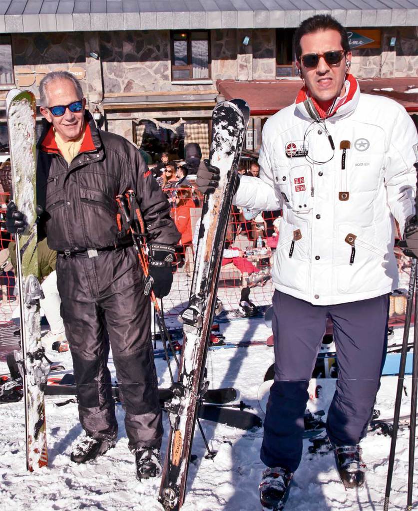 Ünlü isimler Kartalkaya’da kayak keyfi yaptı