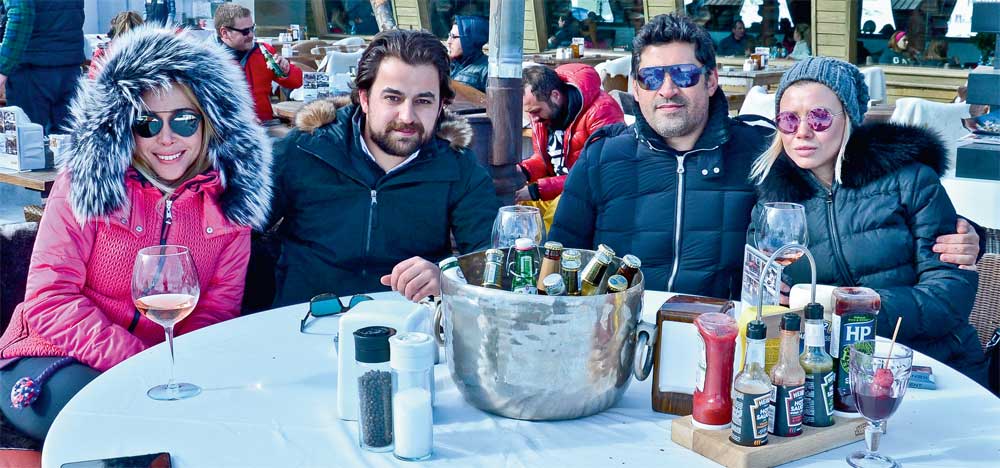 Sömestir tatilinde Uludağ’a akın ettiler