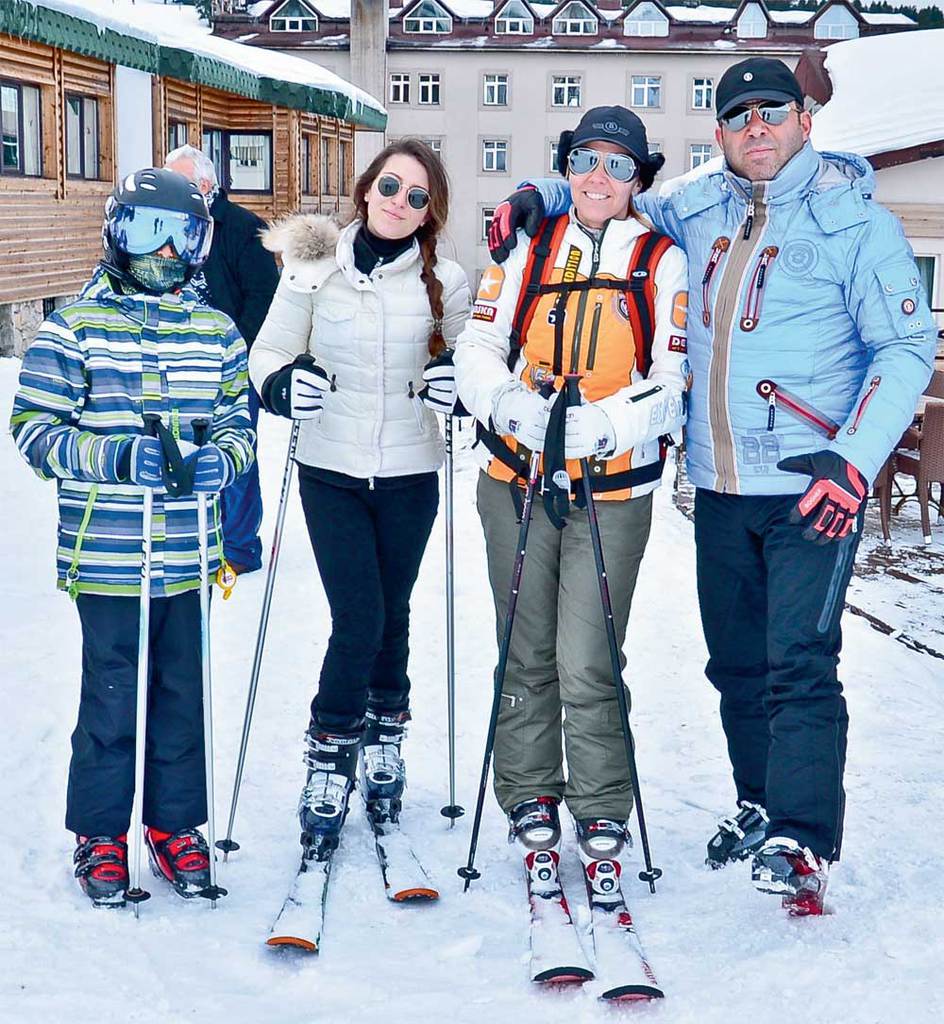 Sömestir tatilinde Uludağ’a akın ettiler