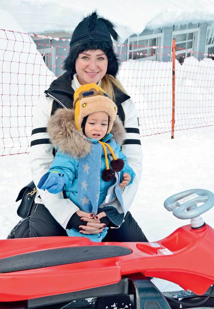 Sömestir tatilinde Uludağ’a akın ettiler