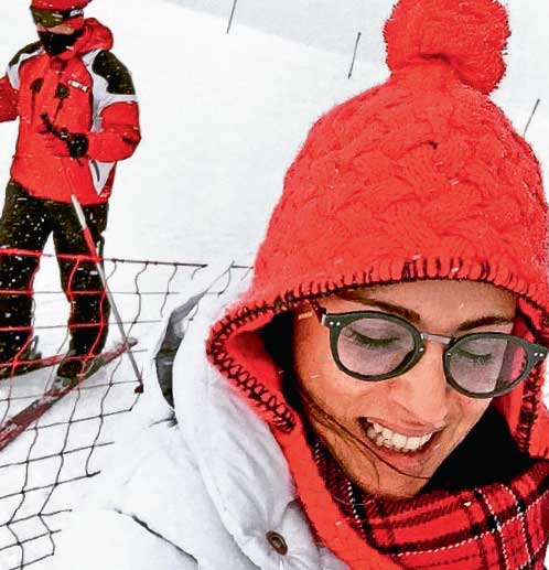 Kar keyiflerini takipçileriyle paylaştılar