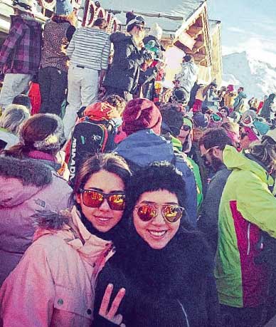 Kar keyiflerini takipçileriyle paylaştılar