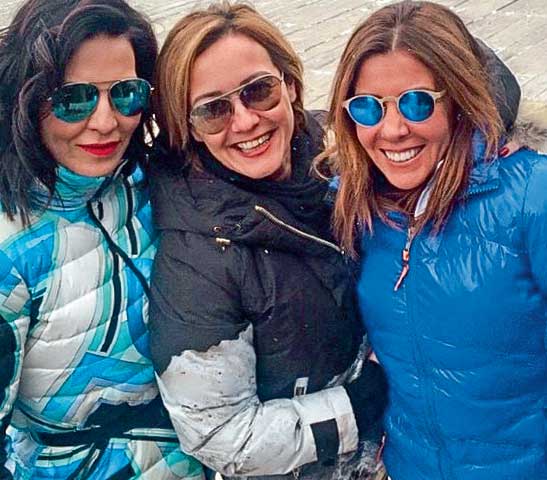 Kar keyiflerini takipçileriyle paylaştılar