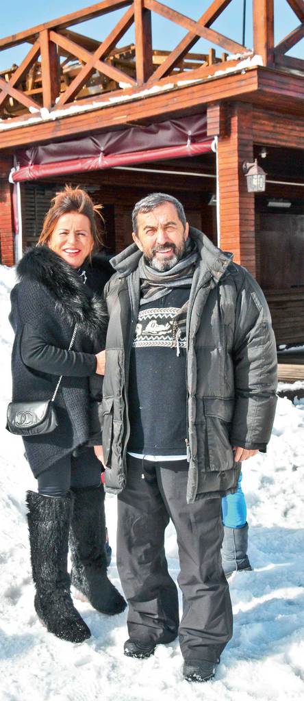 Ünlü isimler karın keyfini çıkardılar