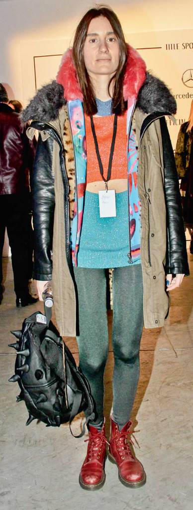 Genç modacıdan ilgi gören bir defile