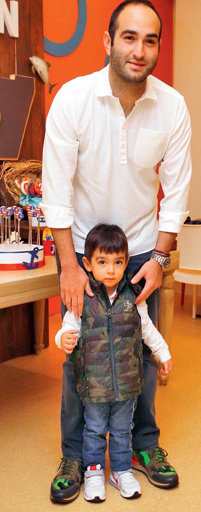 Milan'a gemici konseptli doğum günü