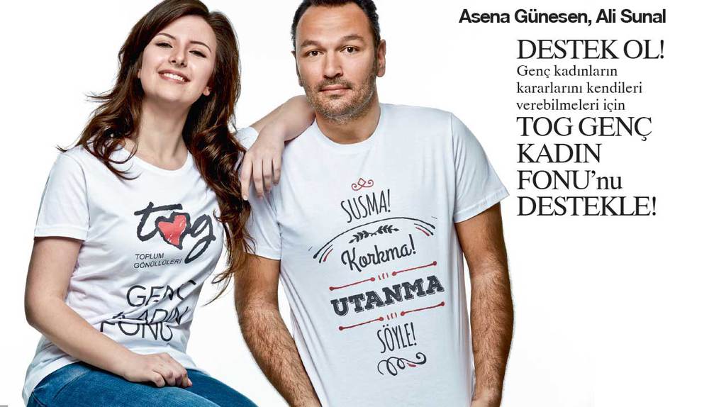 'Genç Kadın Fonu'na destek pozu