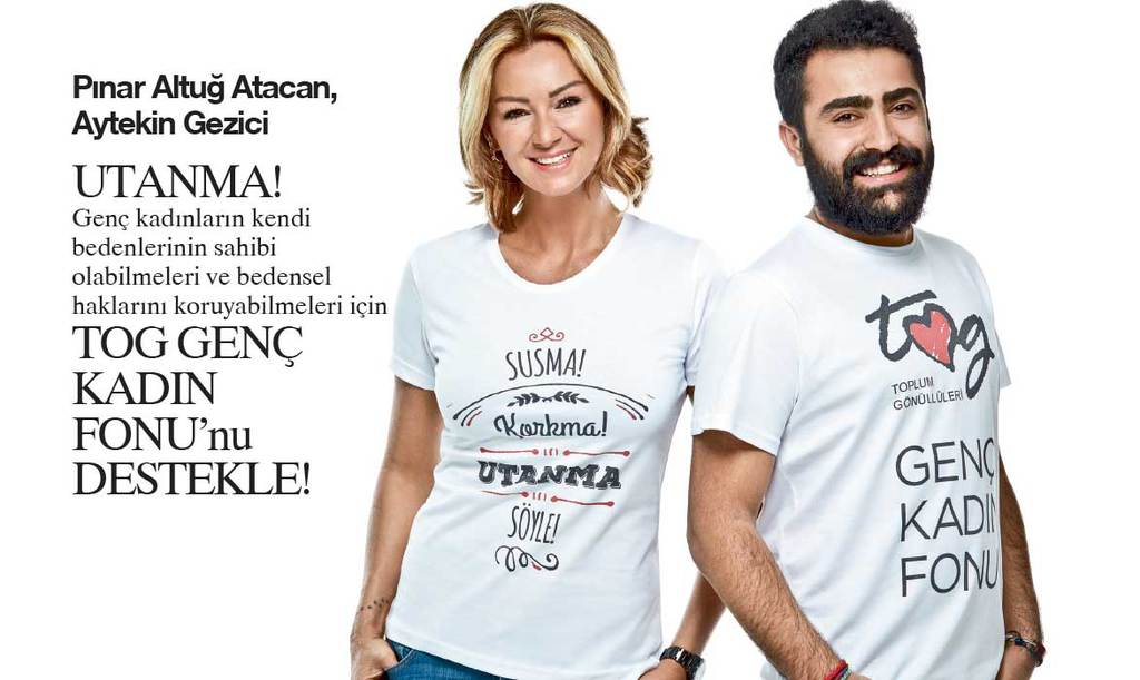 'Genç Kadın Fonu'na destek pozu