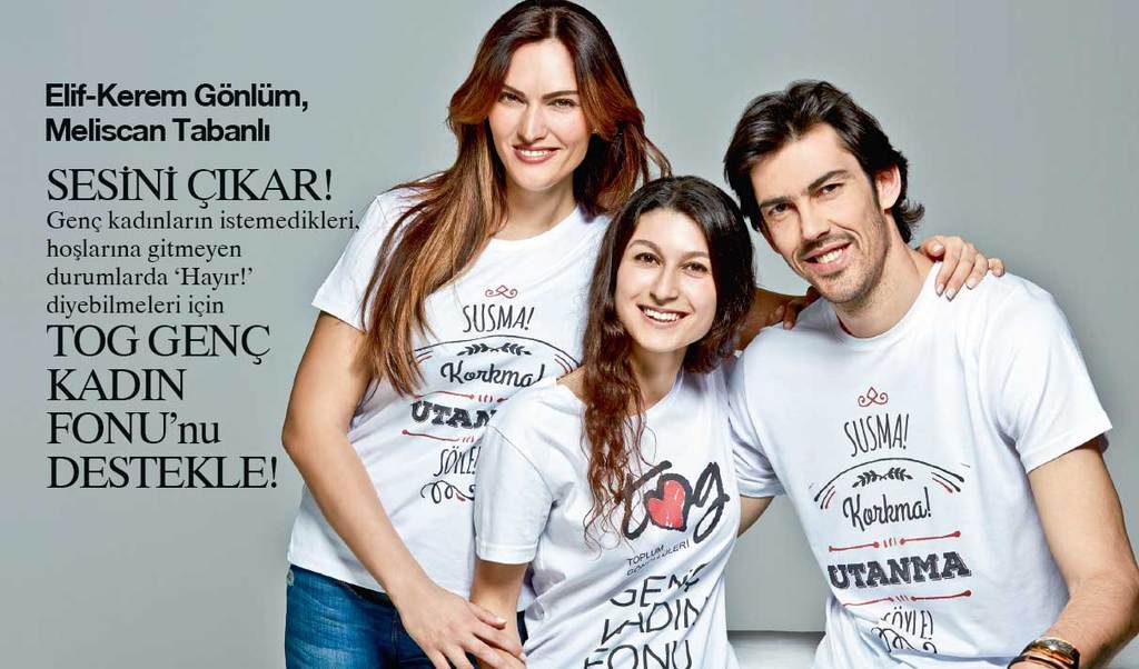 'Genç Kadın Fonu'na destek pozu