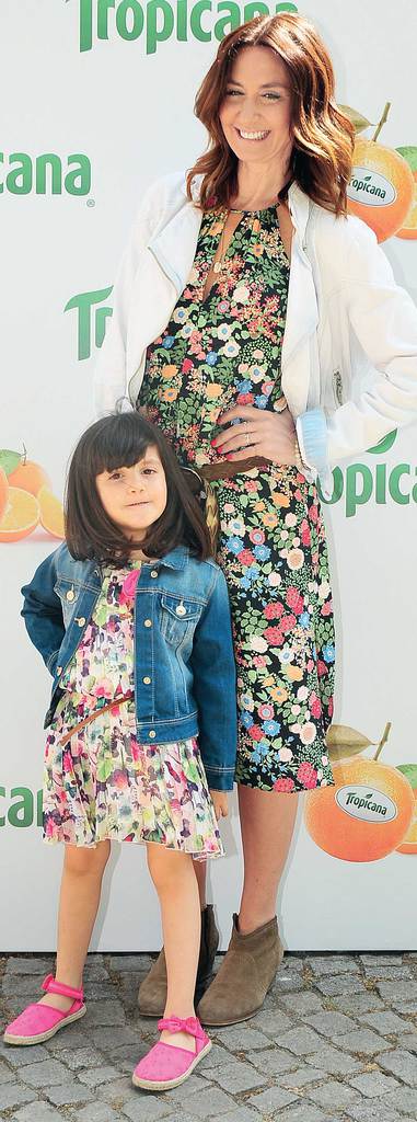 Çocuklarıyla keyifli bir gün geçirdiler