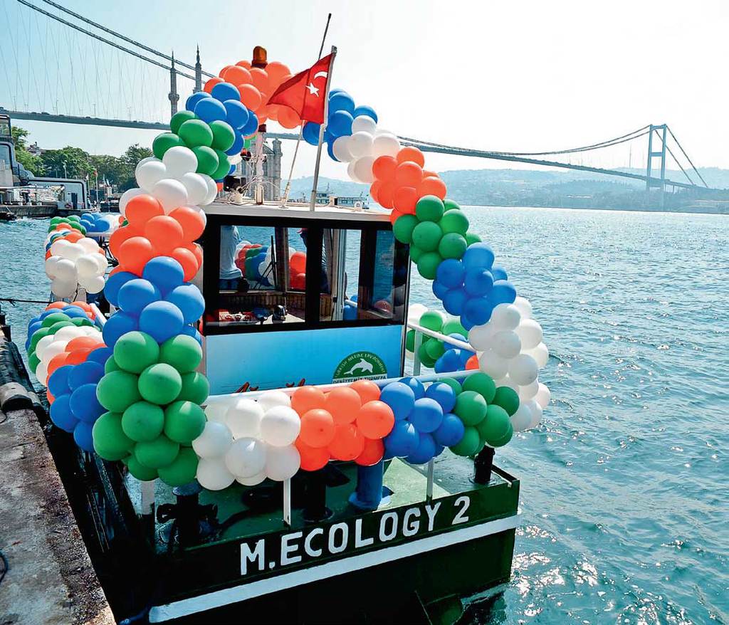 Deniz süpürgesi ilk seferine çıktı