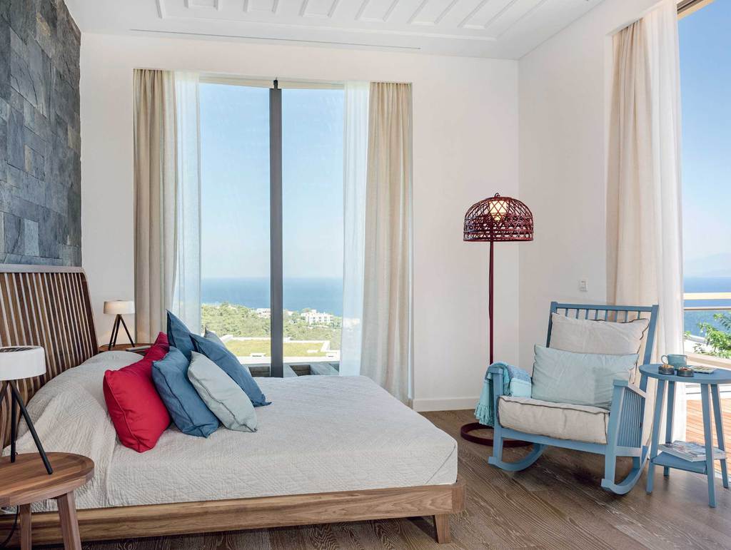 Modanın mimariyle buluştuğu Bodrum evi