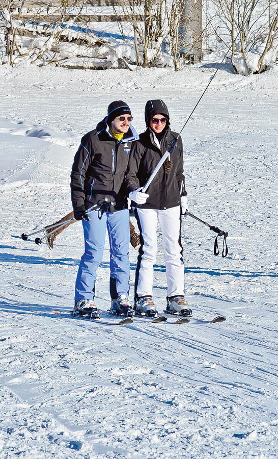 Sömestr tatilinin tadını Uludağ'da çıkardılar