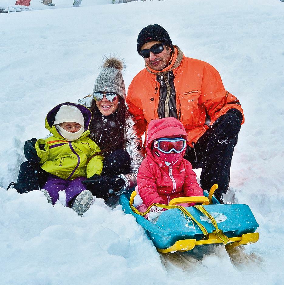 Sömestr tatilinin tadını Uludağ'da çıkardılar