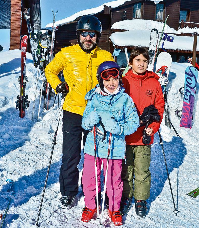 Sömestr tatilinin tadını Uludağ'da çıkardılar