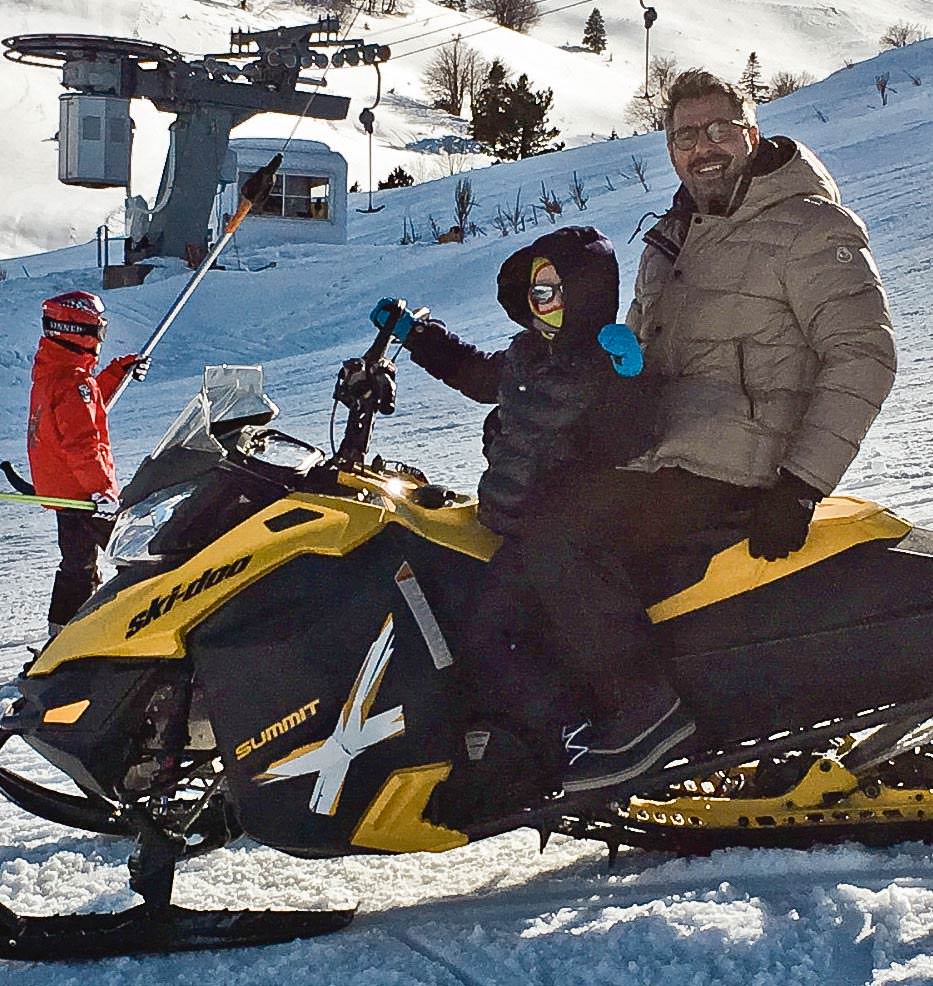 Sömestr tatilinde Uludağ'a gittiler