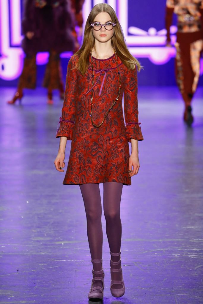 Anna Sui 2016-17 Sonbahar/Kış, NY